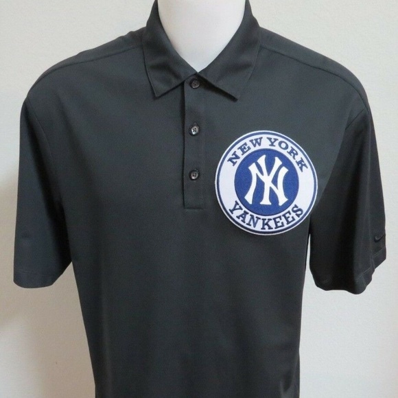 yankees dri fit polo
